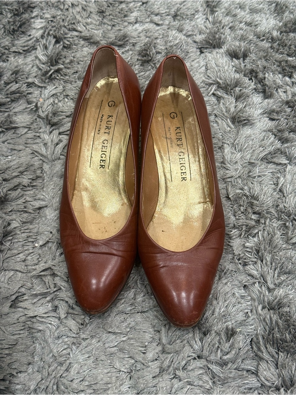 KURT GEIGER Vintage Block Heels Size 38